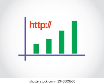 Web Domain Increase Graph