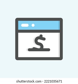  icono de donación web, aislado icono de esquema de color donativo en fondo azul claro, perfecto para sitio web, blog, logo, diseño gráfico, medios sociales, UI, aplicación móvil