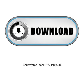 Web download button icon