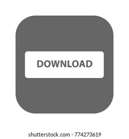 Web download icon, buttons