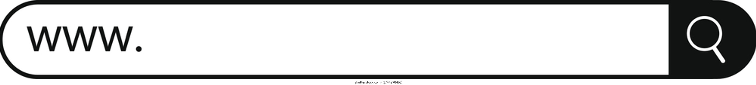 Web earch bar, search box

