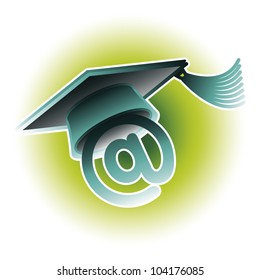 Web and education sign