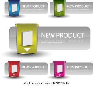 web elemennt with product display