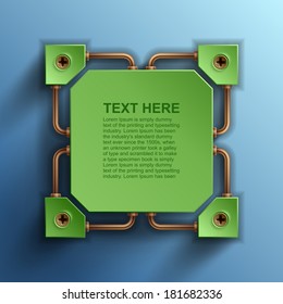 Web element design, Vector modern construction, website