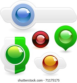 Web element set for design