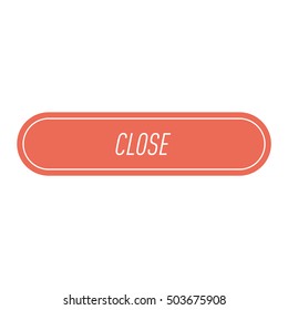 Web element site button and vector shop button isolated