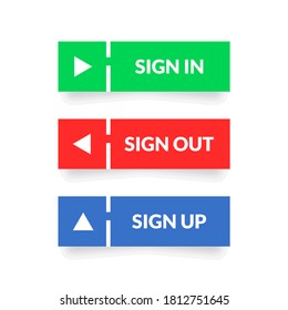 web elements button icon collection