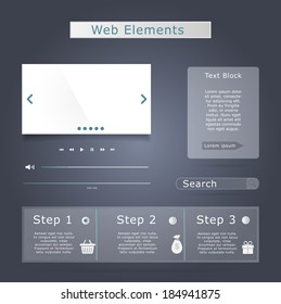 Web elements collection set