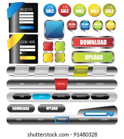 web elements with navigation pack