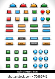 Web elements pack