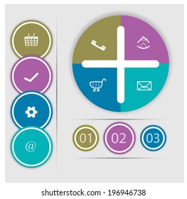 Web Elements Vector Design