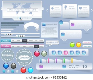 Web Elements Vector Design