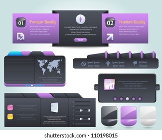 Web Elements Vector Design Set