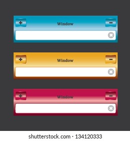 Web Elements Vector Design Set