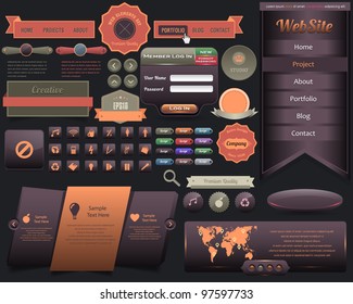 Web Elements Vector Design Set 20