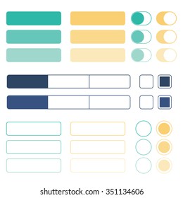 Web elements. Vector illustration