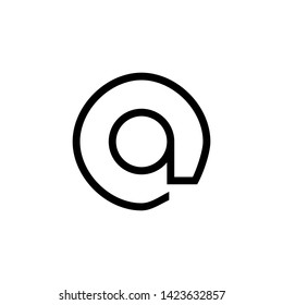 Web email icon. Internet sign