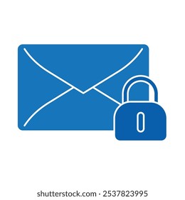 isoliertes Symbol für Web-E-Mail-Sicherheit