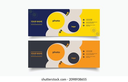 web email signature template or business email signature design or email footer