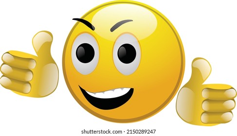 Web Emoji. Vector Internet Chat Icon.