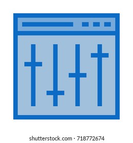 web equalizer icon