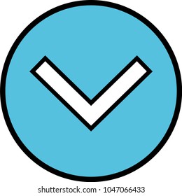 Web Expand arrow icon 3