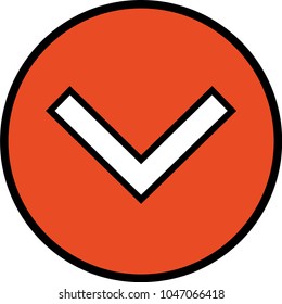 Web Expand arrow icon 5