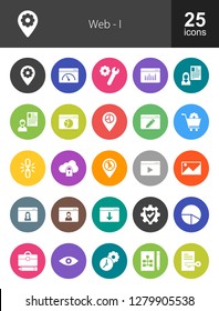 Web Filled Icons