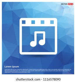 Web film icon - vector icon
