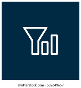 Web filter vector icon