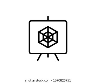 Web flat icon. Thin line signs for design logo, visit card, etc. Single high-quality outline symbol for web design or mobile app. Web outline pictogram