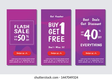 Web Flyers design background concept modern style vector graphic