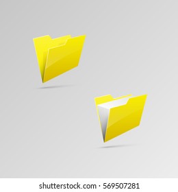 Web Folder icon. The package of File documents. Paper for storage icon. icon. Important information. Business briefcase. Place the computer icon