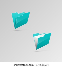 Web Folder icon. The package of File documents. Paper for storage icon. icon. Important information. Business briefcase. Place the computer icon