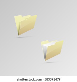 Web Folder icon. The package of File documents. Paper for storage icon. icon. Important information. Business briefcase. Place the computer icon