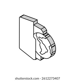 web folder isometric icon vector. web folder sign. isolated symbol illustration