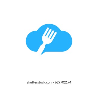 Web Food Icon Logo Design Element