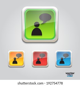 Web forum icon square