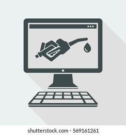 Web fuel service icon
