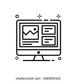 Web Gallery Vector illustration. Internet and Digital Marketing icon.