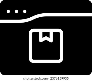 vector de ilustración de icono de glifo web