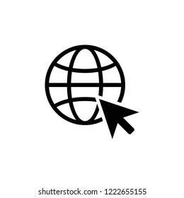 web, go to web icon vector eps10, 10 eps