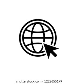 web, go to web icon vector eps10, 10 eps