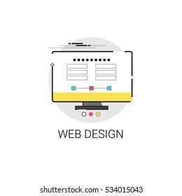 Web Graphic Design Application Development Icon Vector Illustration