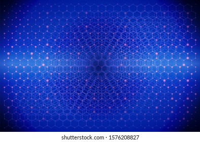 Web Graphic design pattern outline technology for network structure Abstract shape wallpaper Illustration vector colorful background