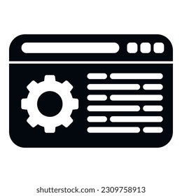 Web guide icon simple vector. Business paper. Report help