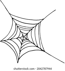 Web. Hand drawn vector image