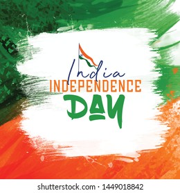 Web header or banner, poster design with sale 50% stylish text design, india Happy Independence Day 15th August 