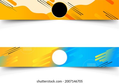 Web Header Channel Art Template Design Stock Vector (Royalty Free ...