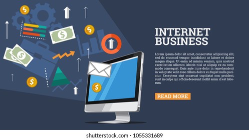 web header internet business pc desktop monitor